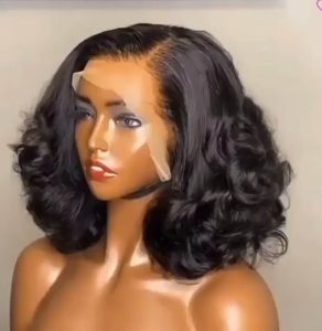 MA'AL  13x4/ 6x5 Pre-cut wear and go Bouncy curls glueless wig. Pre-bleached knots 180% density