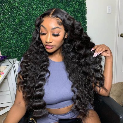 Beruthie Loose Deep Wave 13×4/13×6 HD Lace Frontal Wigs Pre-everything Glueless HD Lace Wigs 250% Density