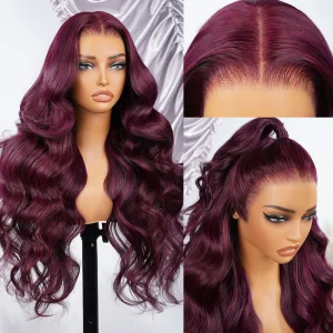 Beruthie Plum Upgrade 13x6 ProAngle™ Ear-to-Ear Lace Frontal Wigs Pre-Cut Sideburns Reveal Ears