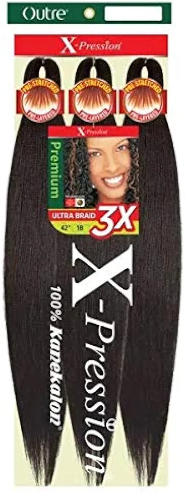 OUTRE SYNTHETIC PRE STRETCHED ULTRA BRAID - XPRESSION 3X 52”