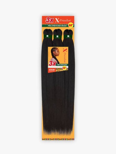3X X-PRESSION PRE-STRETCHED BRAID 58″ – SENSATIONNEL